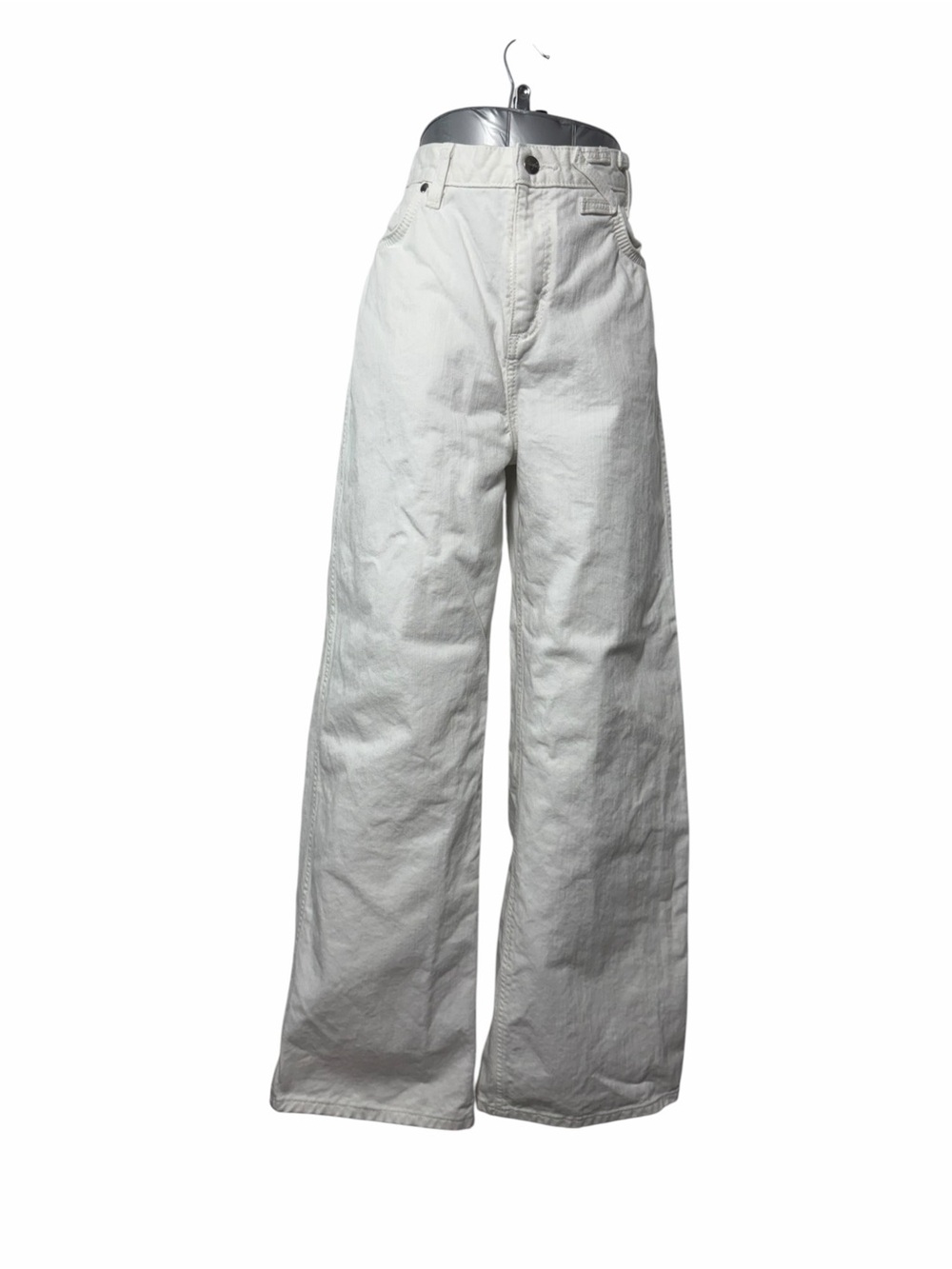 Wrangler x Staud Grayson White Wide Leg Jeans 29x32 Never Worn
